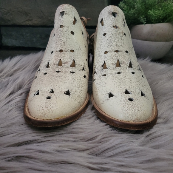 ANTHROPOLOGIE  Musse & Cloud Coolway Anisse Leather Boho Western Booties size 7 - Picture 11 of 16